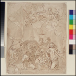 Kopie nach der "Anbetung der Hirten" von Veronese, ehemals in der Chiesa dei Crociferi, Capella dei Setaioli, in Venedig