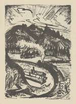 Landschaft im Taunus, aus "Der Bildermann", 1. Jahrgang, 1916