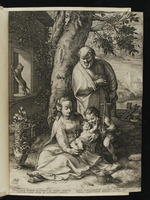 Die Heilige Familie mit Johannes dem Täufer