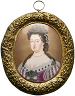 Miniaturporträt Königin Maria II. von England (reg. 1689-1694)