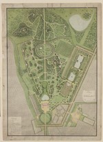Wilhelmsthal, Schloß, Entwurf zum Garten, Plan