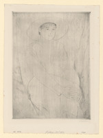 Weibliches Bildnis, aus dem Mappenwerk "Die Schaffenden"