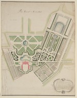 Wilhelmsthal, Entwurf zu Schloß- und Gartenanlage, Plan