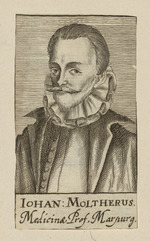 Johann Molther d. J., aus:  Paul Freher, Theatrum Virorum Eruditione Clarorum : In quo Vitæ & Scriptae … Repræsentantur …, 1688, Nürnberg