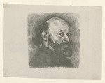 Paul Cézanne, rückseitig: Akt einer sitzenden Frau
