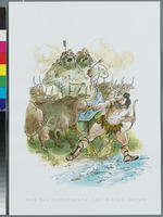 Raub der Rinderherde des Riesen Geryon, aus dem Zyklus "Die Heldensagen des Herkules", Blatt 10
