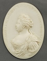 Porträtmedaillon der Landgräfin Maria Amalia von Hessen-Kassel
