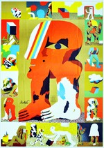 Gesellschaft der Freunde der jungen Kunst, Staatliche Kunsthalle Baden-Baden: Horst antes, Das graphische Werk 1959 bis 1967