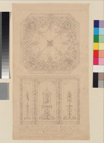 Entwurf einer Decken- und Wanddekoration