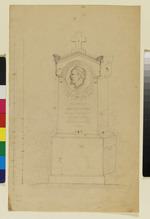 Entwurf für das Grabmal von Werner Kaupert