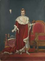 Porträt Kaiser Napoleon Bonaparte im Krönungsornat (Weygandt zugeschrieben)