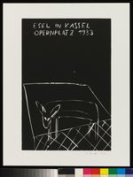 Esel in Kassel Opernplatz 1933, Kabul Portfolio, Folge von 20 Holzschnitten