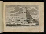 Eine der prächtigsten Aegyptischen Pyramiden, wovon man die ruinen noch bei der berühmten Statt Thebae findet