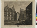 Erste Ansicht des Heidelberger Schlosses vom Innern des Hofes aus