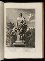 Statue eines Satyrs in Begleitung eines kleinen Satyrs