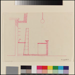 EIS, Zeichnung zur documenta-Arbeit 1987, Schnitt