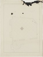 Kassel-Wilhelmshöhe, Schloß, südlicher Verbindungsbau, Beletage, Zimmer am Corps de Logis (Raum 15 oder Raum 115), Entwurf für das Parkett, Aufsicht