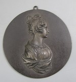 Porträt-Medaille eines Mädchens im Profil (preussische Prinzessin?)