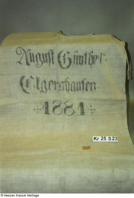 Mehlsack Objektdatenbank von Hessen Kassel Heritage