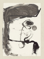 Ohne Titel (auf Einladung Ausstellung "Pierre Klossowski", 28. Januar 1985)