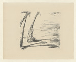 Christus in der Wüste (kleine Figur), Blatt der Folge "Sechs Lithographien zum Neuen Testament"