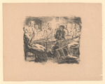 Das Abendmahl, Blatt 5 der Folge "Sechs Lithographien zum Neuen Testament"