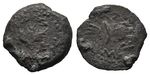 Tempelgefäß, Jahr 2 (=67 n. Chr.) / Weinranke mit Blat, althebräische Inschrift: Freiheit Zions