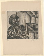 Arbeiterfrau mit Kind