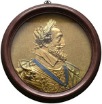 Portraitmedaillon mit dem Bildnis von König Heinrich IV. von Frankreich