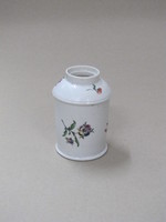Teedose mit Blumenmotiv