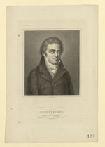 Alois Sennefelder, Erfinder der Lithographie, vermutlich aus: Meyers Conversations-Lexikon