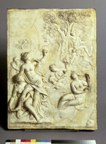 Diana und Aktäon, Modelli für die Reliefs im Marmorbad