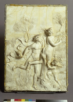 Apoll und Daphne, Modelli für die Reliefs im Marmorbad