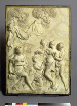 Diana entdeckt den Fehltritt der Kallisto, Modelli für die Reliefs im Marmorbad