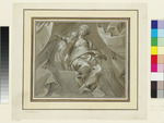 Studie für das Altarbild mit der Madonna zwischen den Heiligen Antonius und Carlo im Oratorium von S. Carlo in Galliate Lombardo