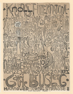 Ausstellungsplakat der Galerie Brusberg 22.1.-20.3.1963