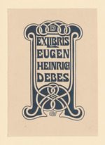 Exlibris Eugen Heinrich Debes