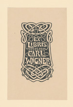 Exlibris Carl Wagner