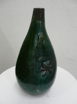 Vase mit plastische Katz- und Mausdarstellung