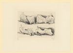 Four draped reclining Figures