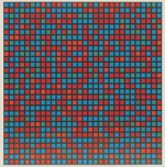 Quadratfelder in Blau, Grün, Rot (aus: portfolio 9 x 5 konkret)