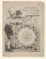 Winterfest der Section Cassel, Titelblatt der Festzeitschrift des Deutschen Alpenvereins