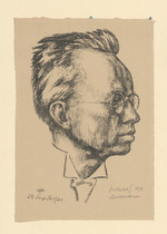 Porträt Giese, Profil nach rechts