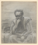 Jeremias; verso: Porträtskizze eines alten Mannes