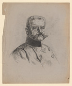 Porträtstudie, Paul von Hindenburg