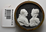 Miniaturdoppelporträt König Ludwig XVI. von Frankreich (*1754, reg. 1774-93) mit seiner Gemahlin Marie-Antoinette (1755-93, oo 1770)