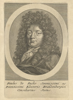 Paul von Fuchs, aus: Matthäus Merian (der Jüngere, Erben), Theatrum Europaeum ..., 1633-1738, Frankfurt (Main), 12. Teil, 1691, nach S. 790