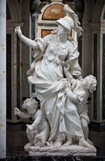 Skulpturengruppe: Minerva