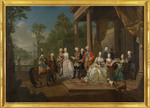Herzog Karl I. und Herzogin Philippine Charlotte von Braunschweig-Wolfenbüttel mit Familie