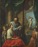 Augustus widmet Julius Cäsar ein Bild der Venus des Apelles